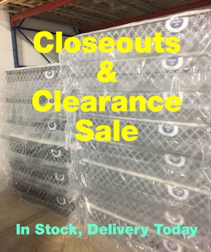 Clearance Mattresses, Discount Mattress, Mattress Sale, Mattress